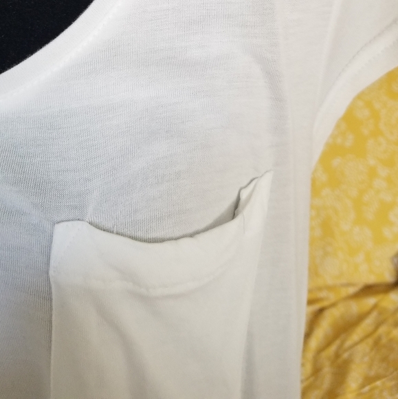 DIVIDED/ White Long Tee Shirt - Picture 5 of 5